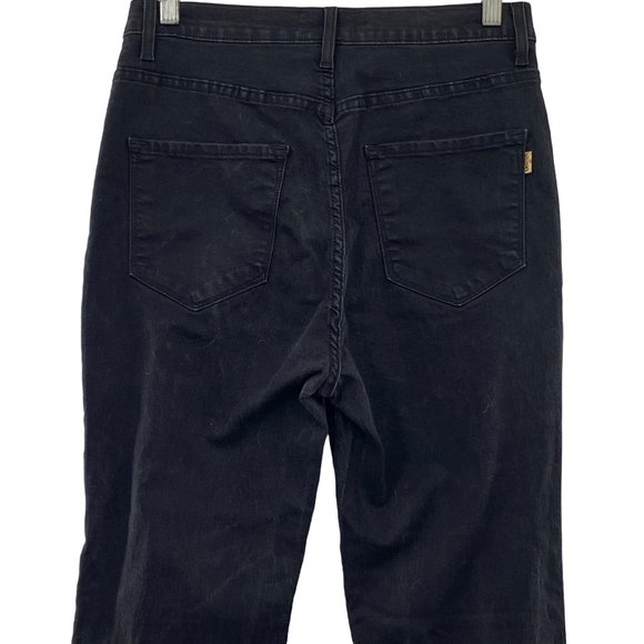 VIBRANT M.I.U. BLACK HIGH-WAISTED BELLS WOMENS SIZE 15 - Picture 3 of 5